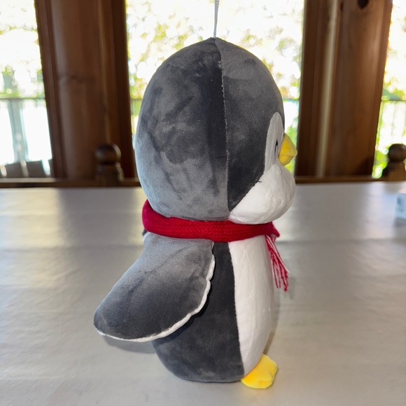Pingy Penguin 11” Plush Toy with Red Scarf - Picture 3 of 12